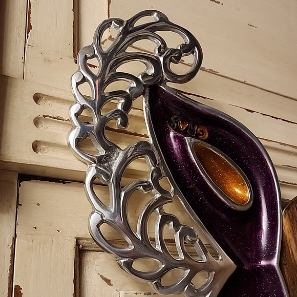 Metal Mardi Gras Trinket dish - Picture 5 of 12